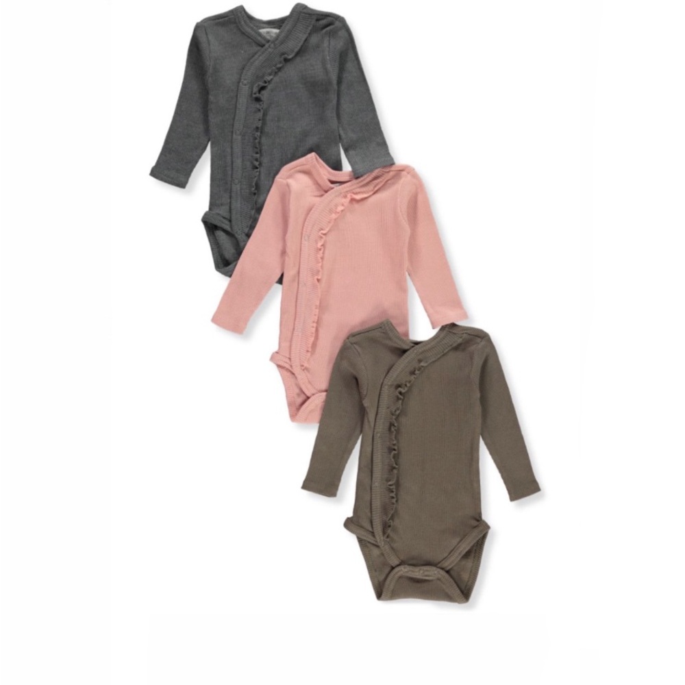 3 Mother's Promise Baby👶🏼Girls👧🏻Long Sleeve Onesie Sz 3-6M NWT🏷️